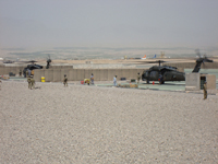 Blackhawk Hot Refueling Pit - Afghanistan